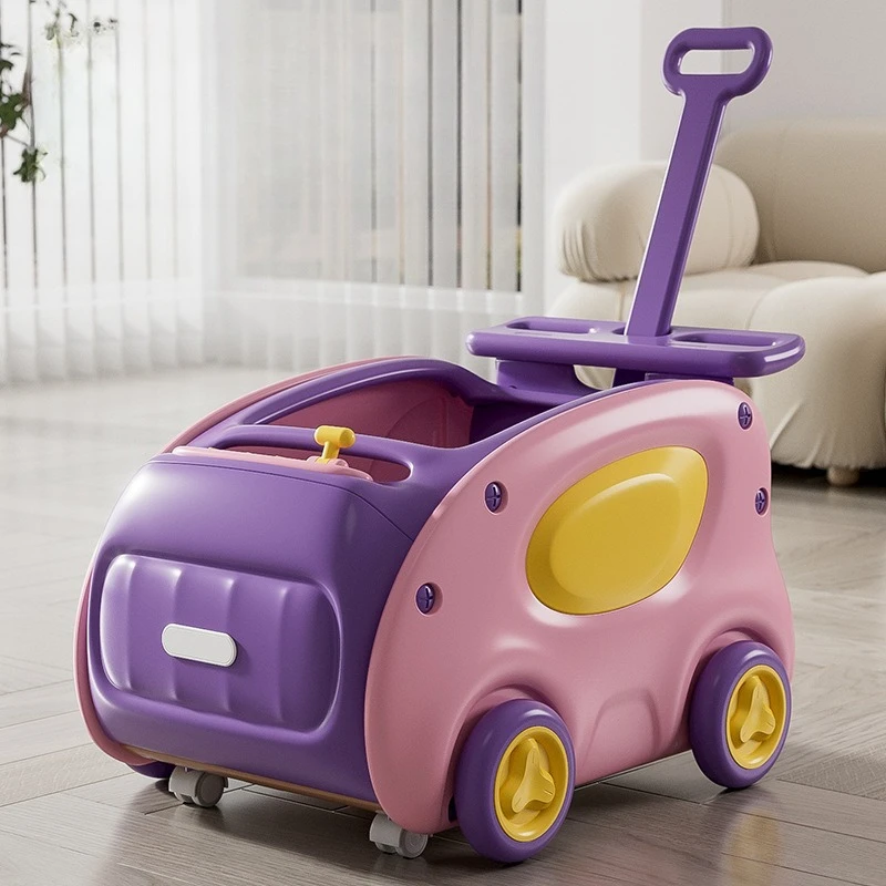 5 in 1 Stable Anti Rollover Multifunctional Adjustable Baby Walker Push Toy for 1 Year Old Toddlers Help Baby Learn Walking
