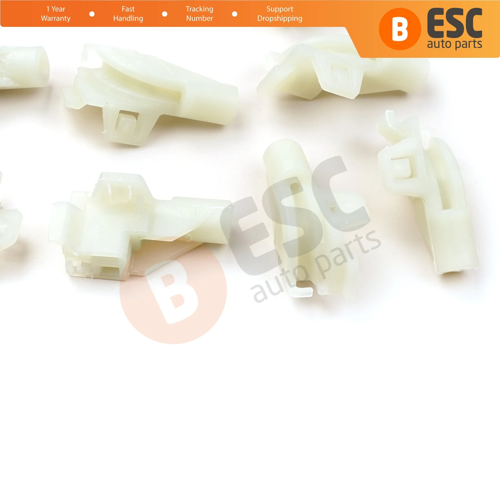 ESC Auto Parts ECP038 10 Pieces Cable End Rope Dowel for Window Regulator Winder Mechanism Type BCP038 Fast Handling