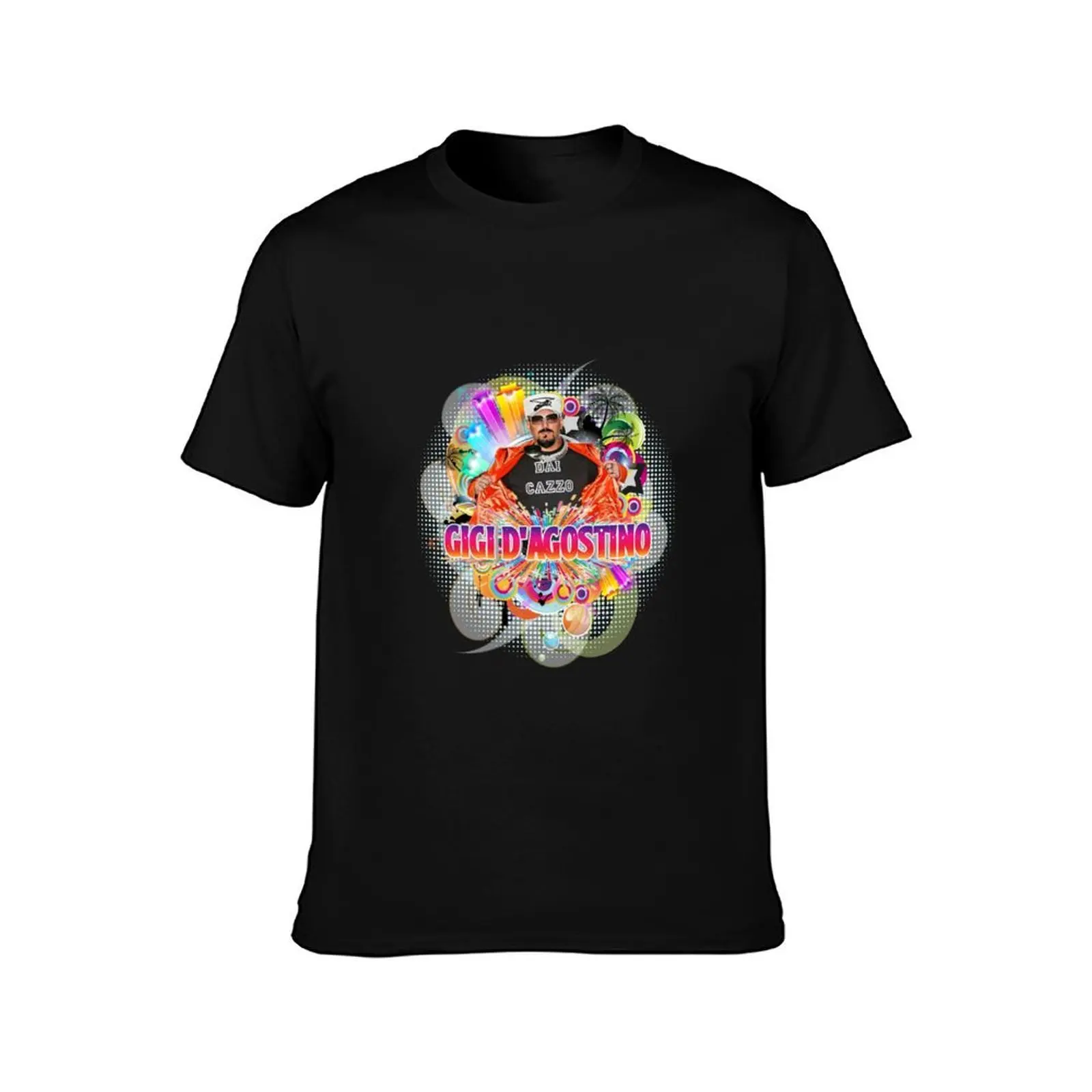 Gigi D'Agostino DAI CAZZO!!! T-Shirt Gym Exercise Short Sleeve T-Shirt