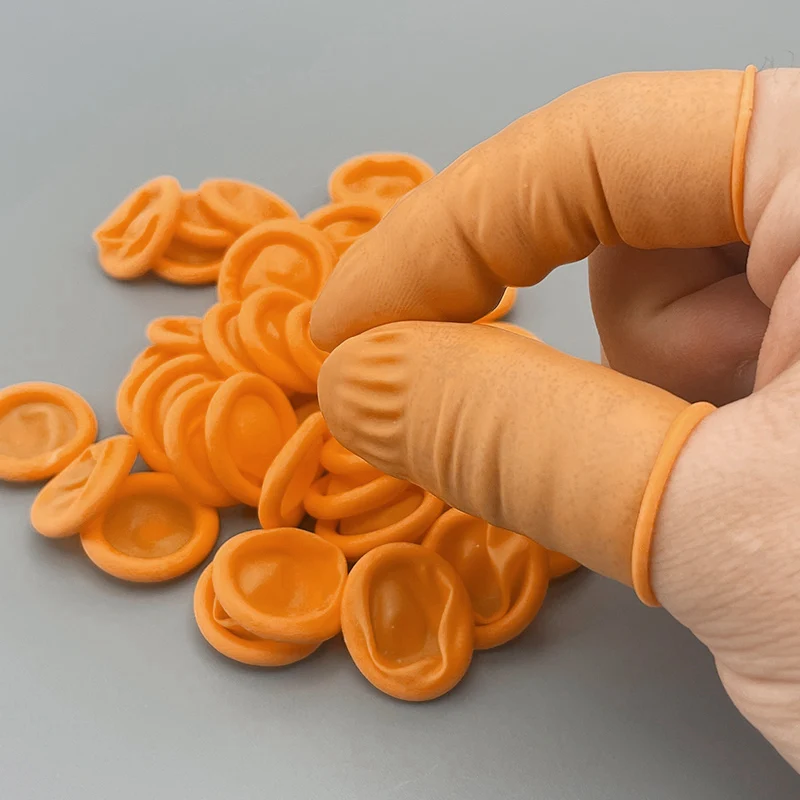 20/50pcs Latex Finger Sleeve Glove Disposable Finger Cover Rubber Gloves Watch Repair Tool Dust-proof Non-slip Anti-static