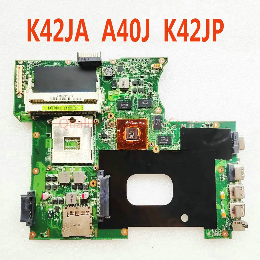 

Материнская плата для ноутбука ASUS K42J K42JA A40J K42JP материнская плата K42JC IO DC плата Rev.2. 0 1 ГБ HM55 DDR3 100% ТЕСТ ОК