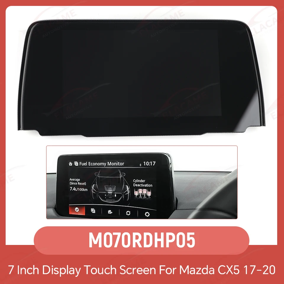 

For Mazda CX-5 2017-2021 7'' LCD Touch Screen Display Radio GPS Navigation Digitizer Panel TM070RDHP05