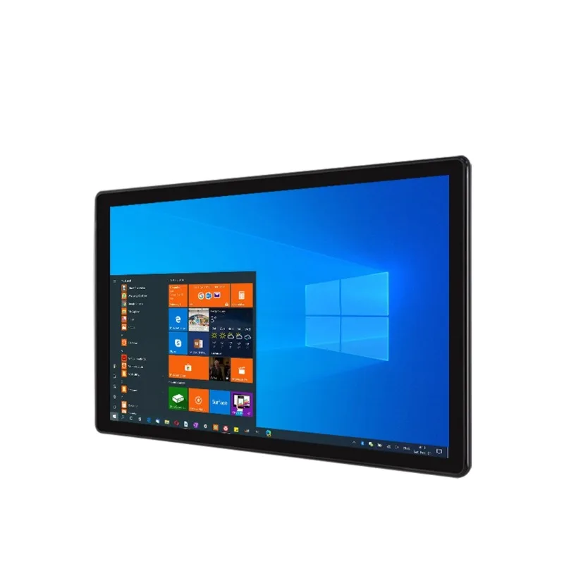 Embedded industrial touch screen all-in-one machine, computer intelligent workshop wall monitoring and inquiry cashier