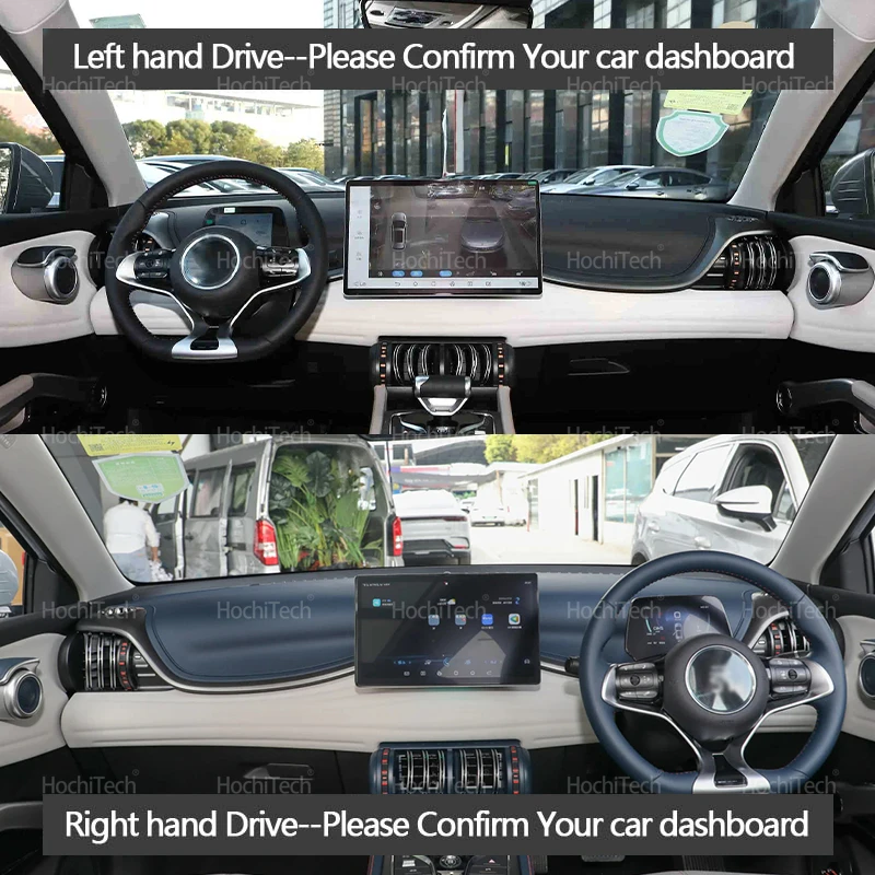 For BYD ATTO 3 YUAN PLUS EV DM-i 2022 2023 2024 Car Non Slip Mat Suede Leather Car Dashboard Cover Mat Dashmat Protect Carpet