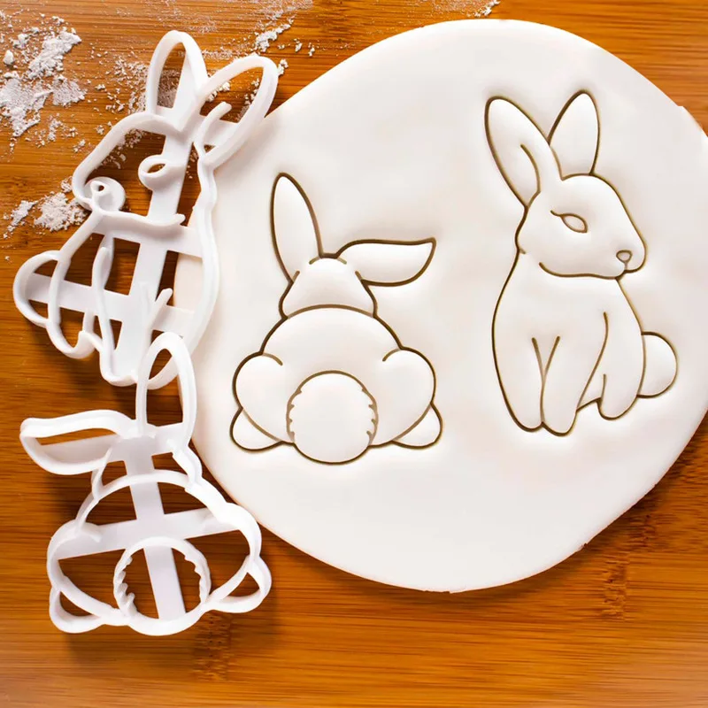 Cute Cookie Cutter Pet Biscuit Cutting Baking Mold Biscuit Soft Fondant DIY Animal Printing Embossing Mold Cake Decoration Tools