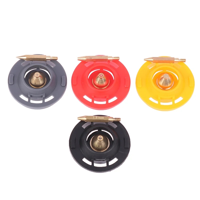 Ugello per pistola a spruzzo 0.5/1.0/1.8/2.5mm ugello per pistola per verniciatura in metallo di alta qualità punta per spruzzatore vecchia sostituzione dell'ugello per aerografo danneggiato