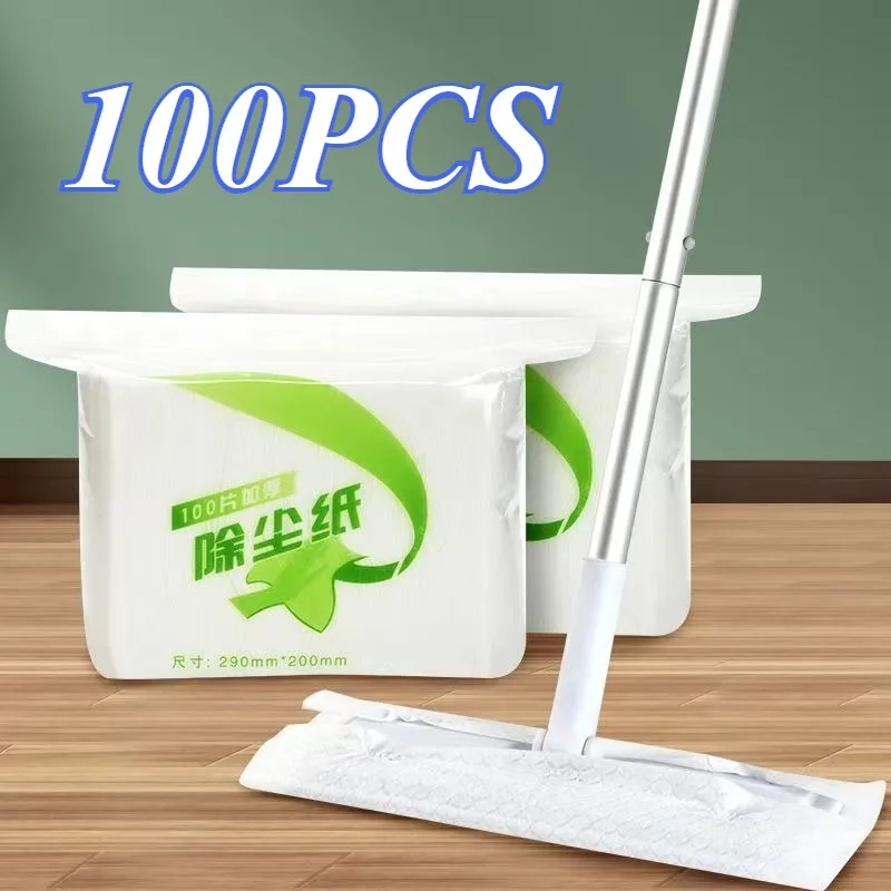Household Electrostatic Precipitator Paper Dust Removal Cloth Disposable Floor Cleaning Mop Replacement Cloth Pet Hair Cleaning