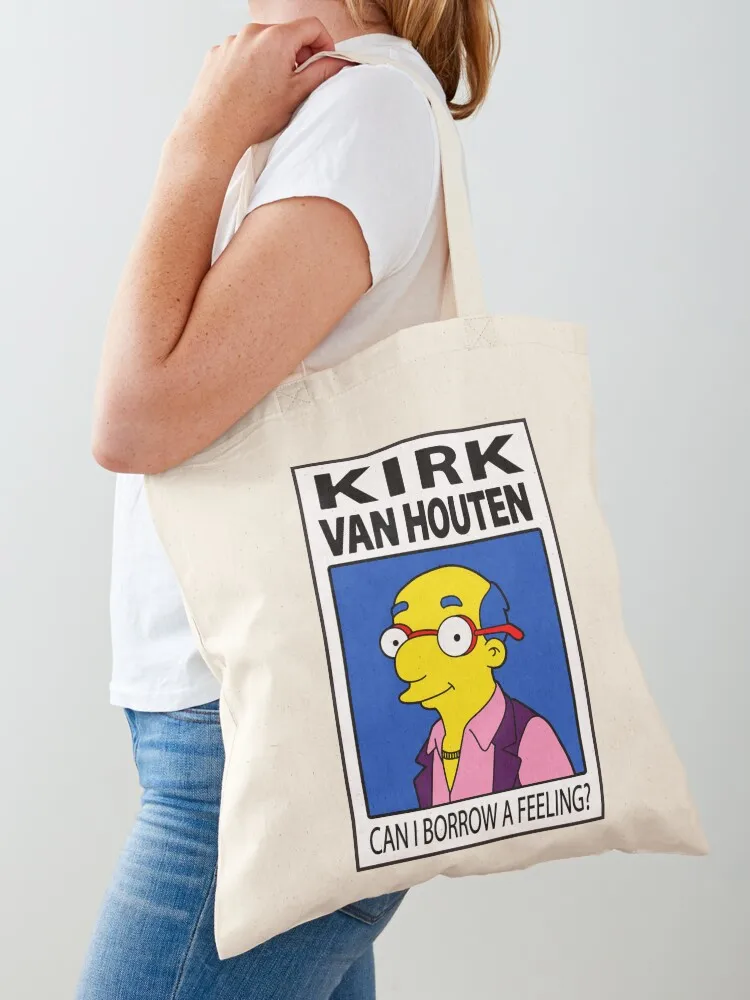 

Kirk Van Houten - Can I Borrow a Feeling Tote Bag Woman shopper bag eco bag folding the tote