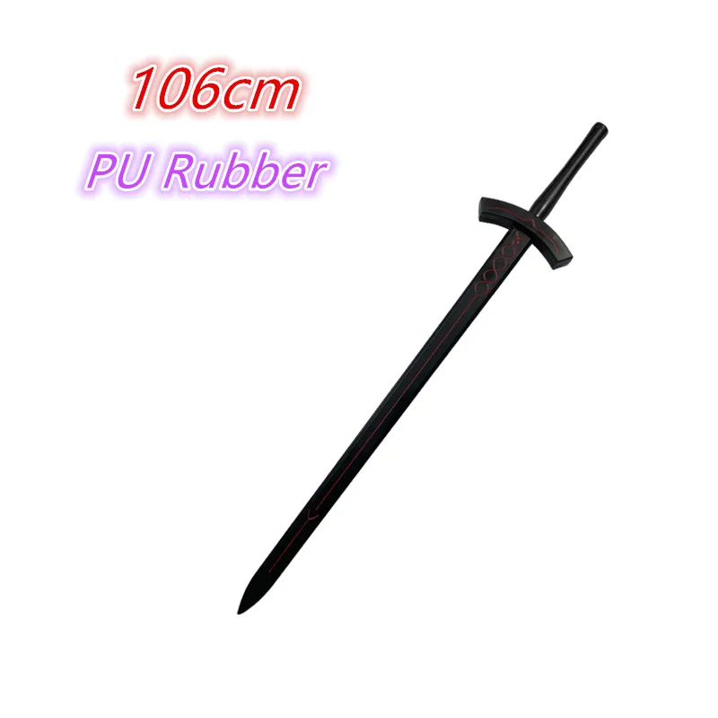 페이트 스테이 나이트 검 1:1 코스프레 승리의 성검 세이버 검 대형 소품 모델 선물 고무 무딘 칼 장난감 79cm