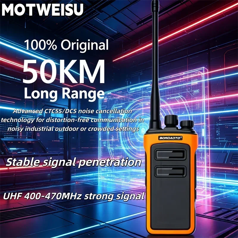 portable-high-power-walkie-talkie-10w-long-distance-communication-handheld-radiohigh-capacity-rechargeable-battery-easy-operate