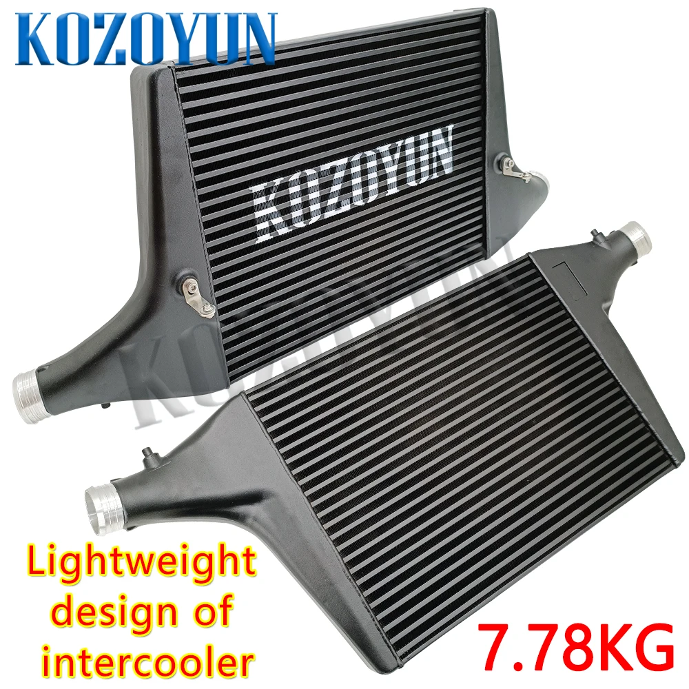 Vorderes Ladeluftkühler-Upgrade-Kit für Audi A6 A7 C8 45TFSI 55TFSI 2.0T 3.0T 2018+