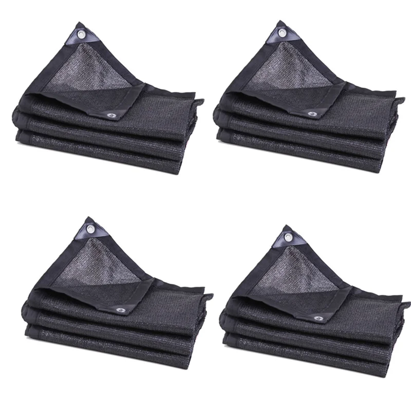 

4X Sun Mesh Sunblock Outdoor Garden Anti-Uv Sunscreen Shade Sails Sunblock Shade Cloth Net For Plant Greenhouse Car 2X3M