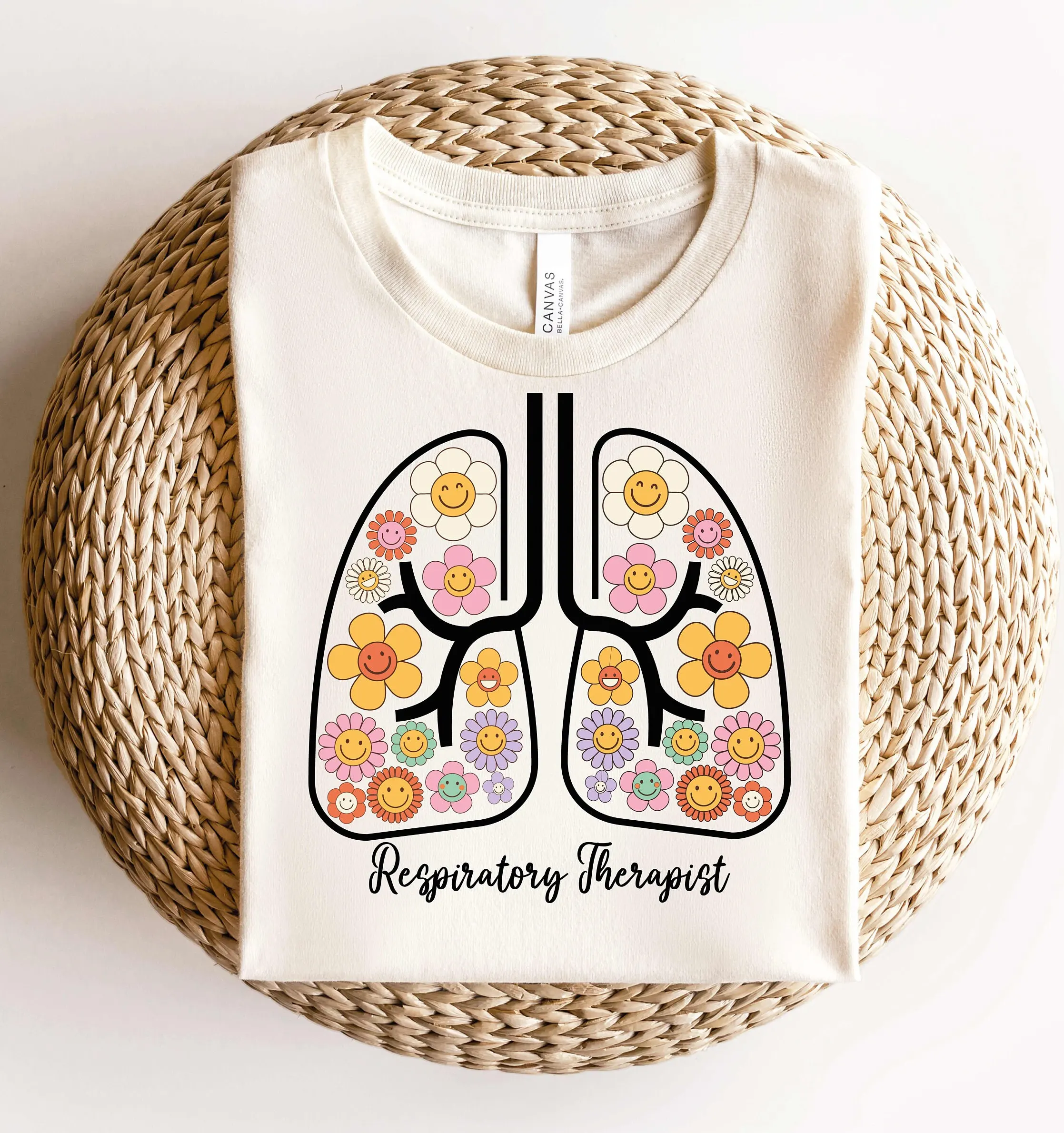 Respiratory Therapist T Shirt Retro Pulmonologist Student Pulmonary Nurse Doctor Rt