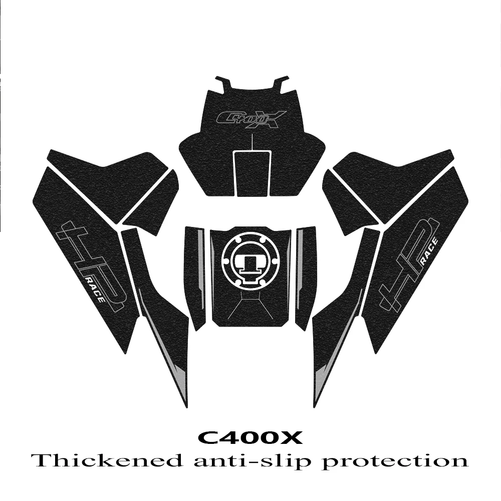 Motorcycle Tank Pad Protector Frosted Sticker Decals Accessories For BMW C400X C400 X C 400 X