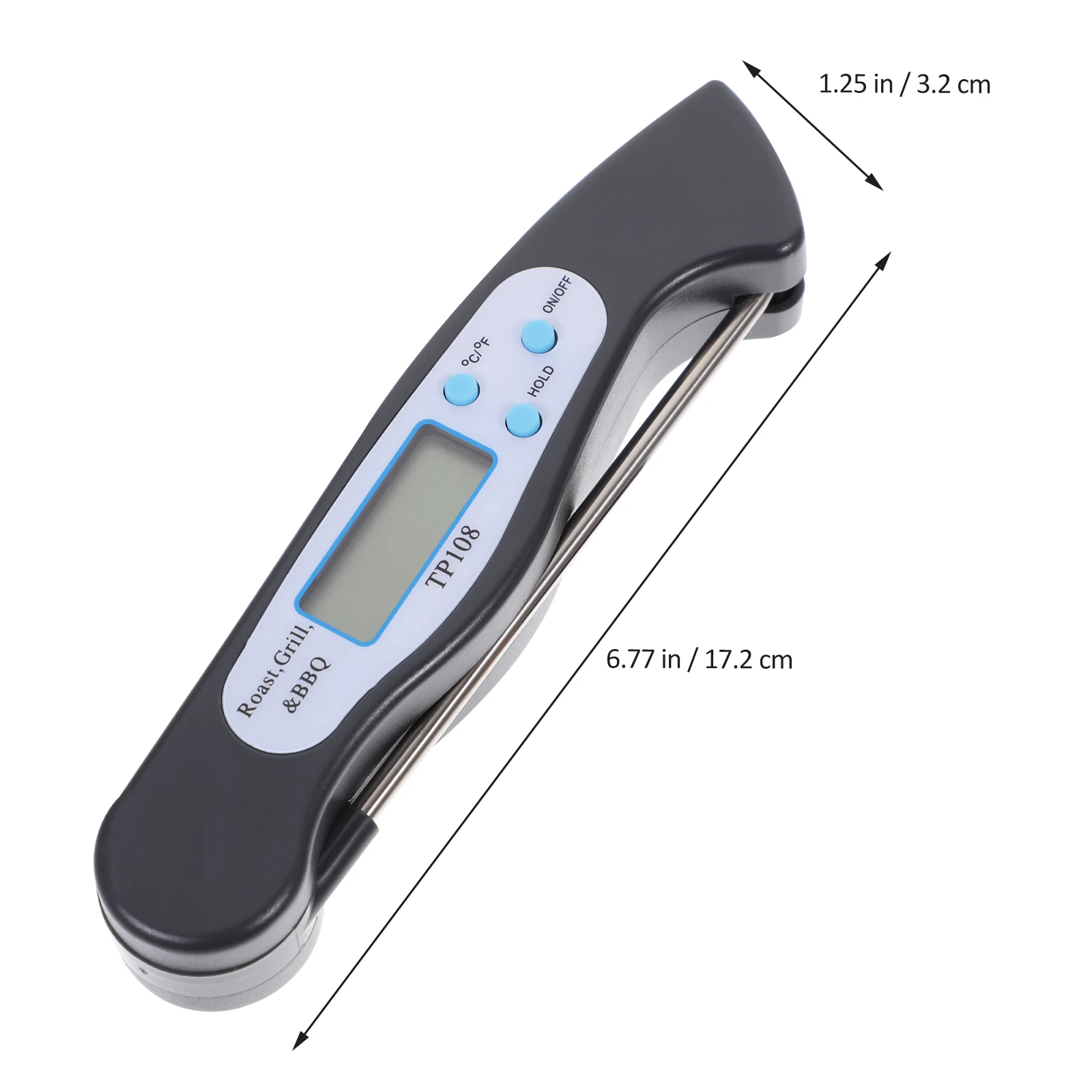 

Thermometer Probe Meat Oven Grill Bbq Temp 10°C 200°C Large LED Screen Holder Protect Precision Measurement Cooking