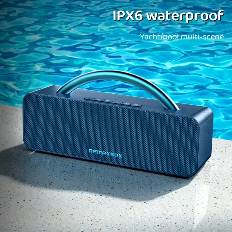 

RB-M72 New High Quality Stereo Boombox Portable Bluetooth Wireless Outdoor IPX6 Waterproof Loudspeaker Heavy Bass Music Box