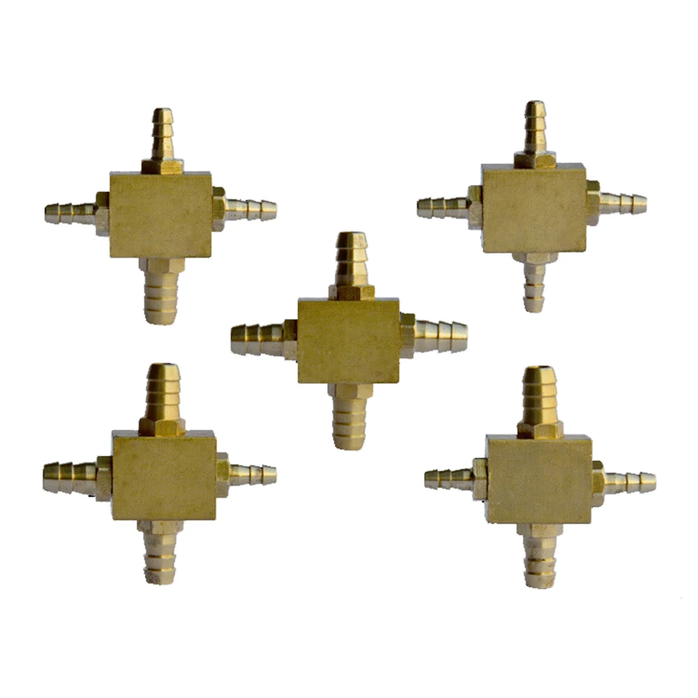 5 pieces/bag Dental chair accessories - Copper three-way/four-way/six-way turbine accessories - Water and gas joints