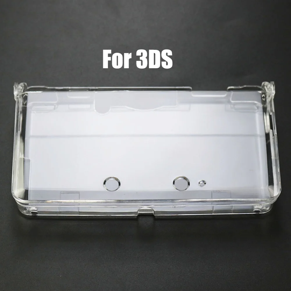 1 шт. прозрачный кристаллический чехол для 2DS 3DS XL LL, новый 3DS XL NDSL NDSI XL PSP GO PSV 1000 2000 3000, защитный чехол для GBA SP