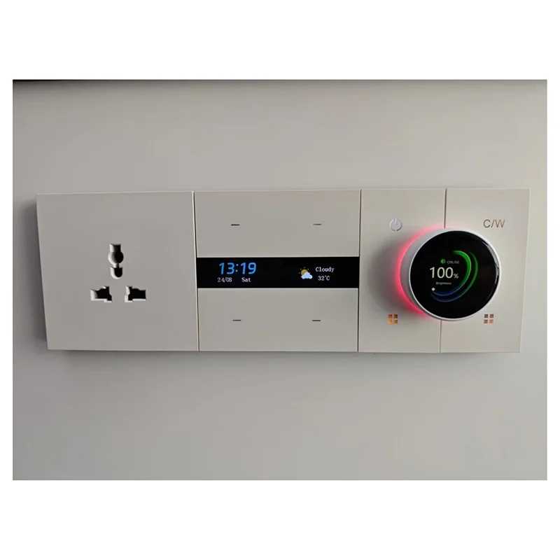 

REPLA-X3-Dimming Tuya Intelligent Switch Smart Multifunctional Panel Smart Home Automation Panel