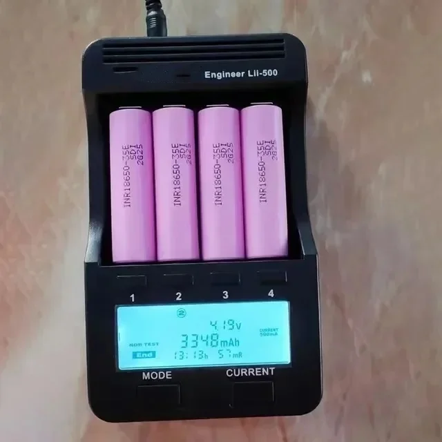 Batería recargable de iones de litio 100% v, capacidad Original para 35e, 3500mAh, 20a, descarga INR18650, 35E, 3500mAh, 18650