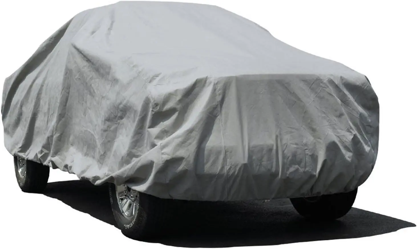 

Пыленепроницаемый, устойчивый к ультрафиолетовому излучению чехол для грузовиков в помещении и на открытом воздухе, полноразмерные грузовики до 237 дюймов Д x 70 дюймов Ш x 60 дюймов, серый