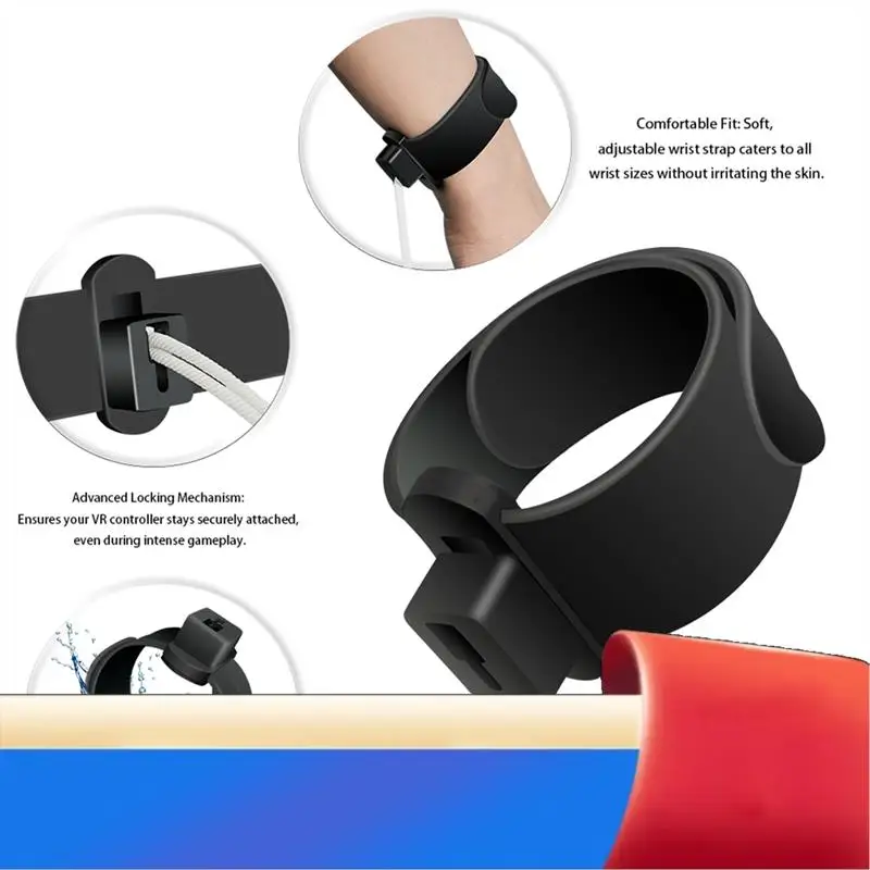 قابل للتعديل شريط للرسغ ل كويست 3/كويست 3S مقبض حزام المضادة للانزلاق غطاء حزام اللمس تحكم قبضة ل ميتا كويست 3-X62A #1