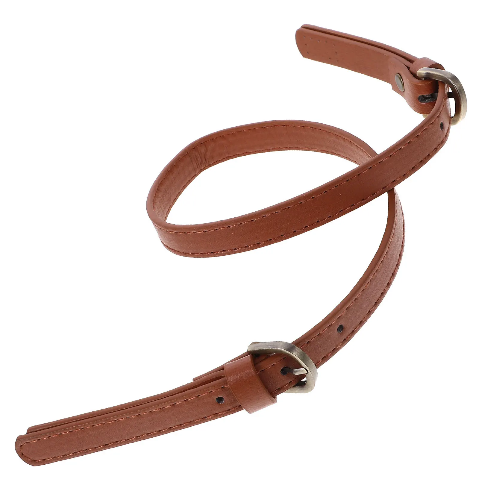 

Adjustable Durable Bag Strap Replacement Tote Handle Handbag Belt Shoulder Strap For Women Pouch Clutch Diy Brown Color