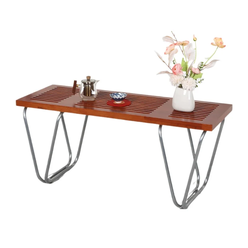 

Solid wood long stool retro home dining table entrance entrance shoe change bedroom cloakroom bedside stool