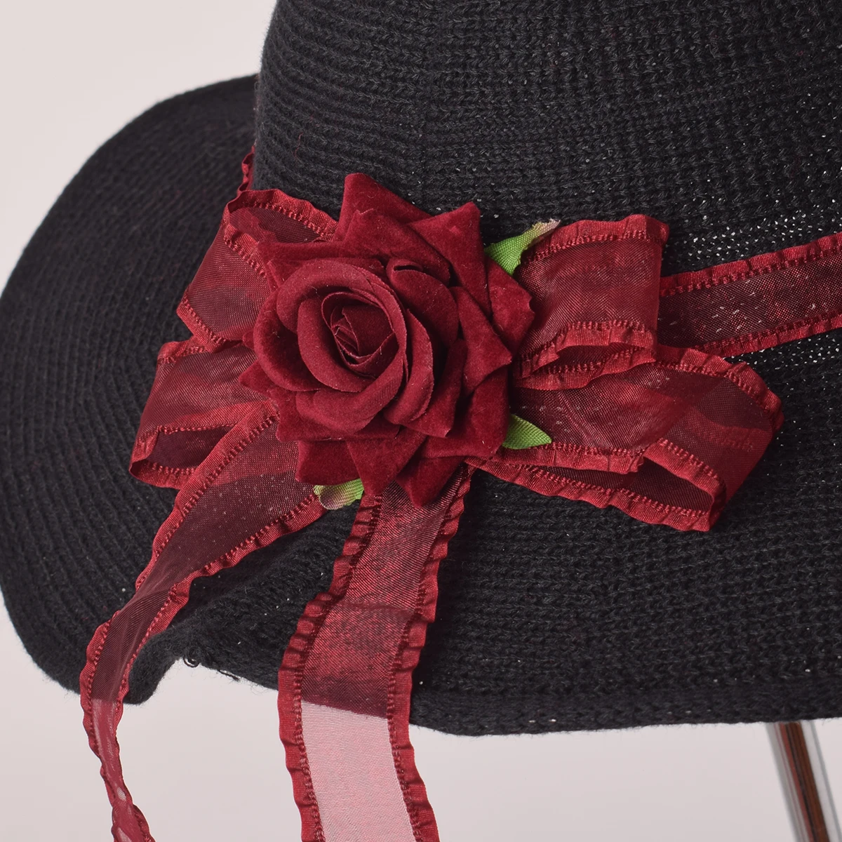 Chapéu de bruxa gótico preto lolita festival festa feiticeiro chapéus cosplay halloween partys headwear