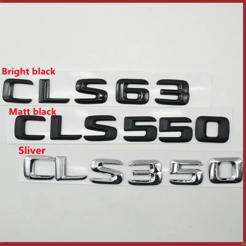 Colors For Mercedes-Benz CLS Class C218 C219 C257 CLS53 CLS55 CLS63 CLS350 CLS450 CLS500 CLS550 Emblem Rear Sticker  Accessories - view 2