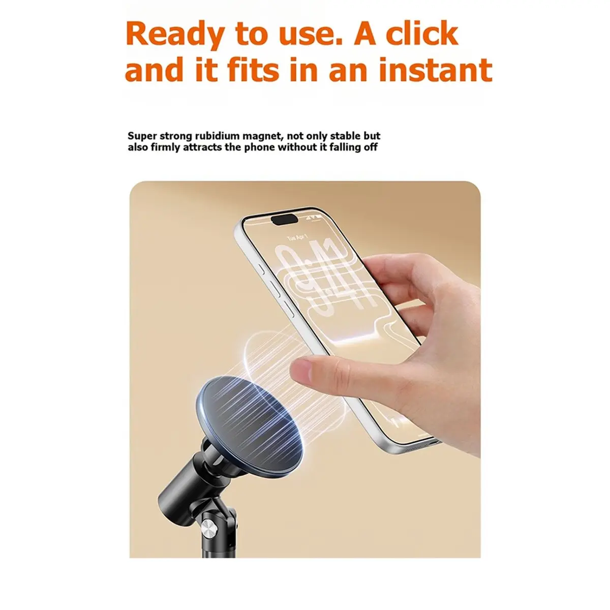 Mobile Phone Holder,Special Magnetic Bracket for Overhead ,Desktop Live , Food Recording Video B