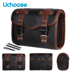 Bicycle Tool Bag Rebel 250 500 For Rebel 1100 300 For W400 W650 XL883L SR400 Motorbike Saddlebag Side Bag Retro PU