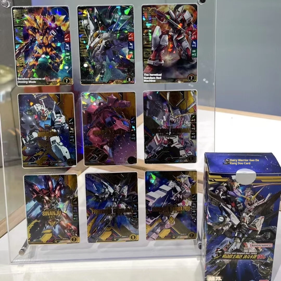 

Bandai Authentic Mobile Duel Card 01 Board Game Card Anime Figures Collection Card Jewelry Series Kid Toys Birthday Gift