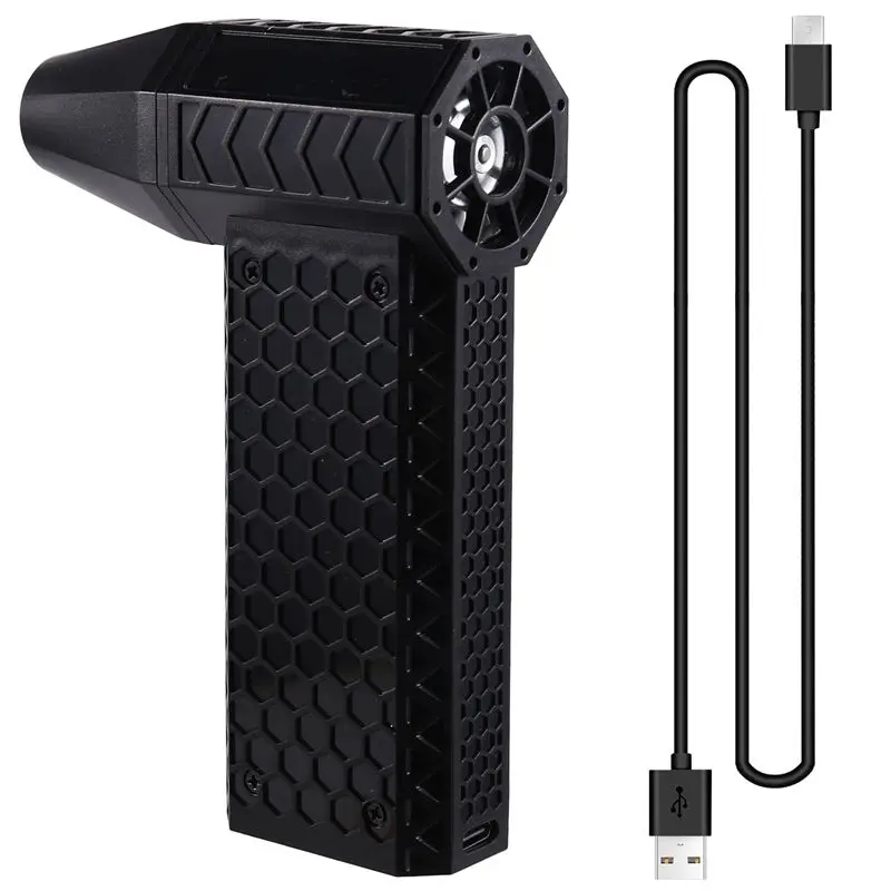 

3-скоростной регулируемый турбовентилятор 130000 об/мин, скорость реактивного ветра, 52 м/с, портативный воздуходувка, очистка клавиатуры для барбекю, мощная и быстрая