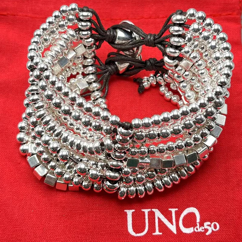 

2023 New UNOde50 Popular in Europe and America, Creative High Quality Luxury Edition Bracelet, Women's Romantic Gift, Bag