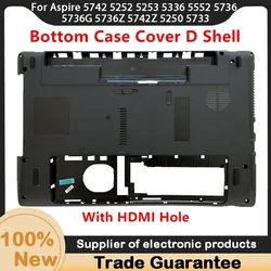 New For Kailxuling Aspire 5742 5252 5253 5336 5552 5736 5736G 5736Z 5742Z 5250 5733 PEW71 Bottom Cover Base Case With HDMI D She