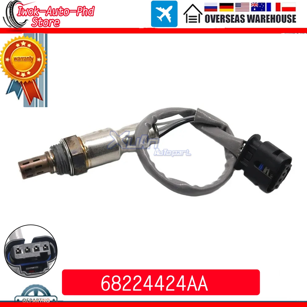 

Probe Air Fuel Ratio Lambda O2 02 68224424AA Oxygen Sensor for Jeep Gladiator 3.0L 3.6L Wrangler JL 2.0L 3.6L 2018-2022