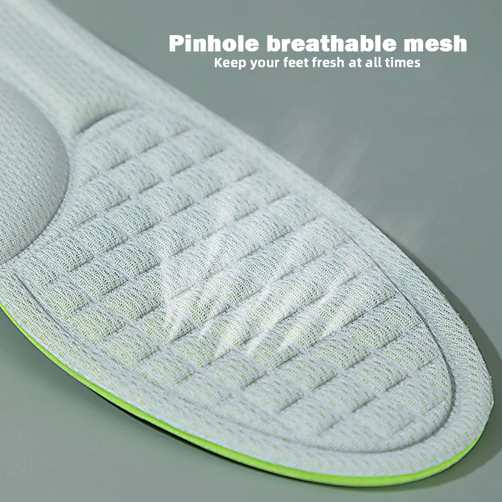 Ortho pä dische Einlegesohlen aus Unisex-Memory-Schaum desodor ie rende Innen sohle für Schuhs port absorbiert schweiß weiches anti bakterielles Schuh zubehör