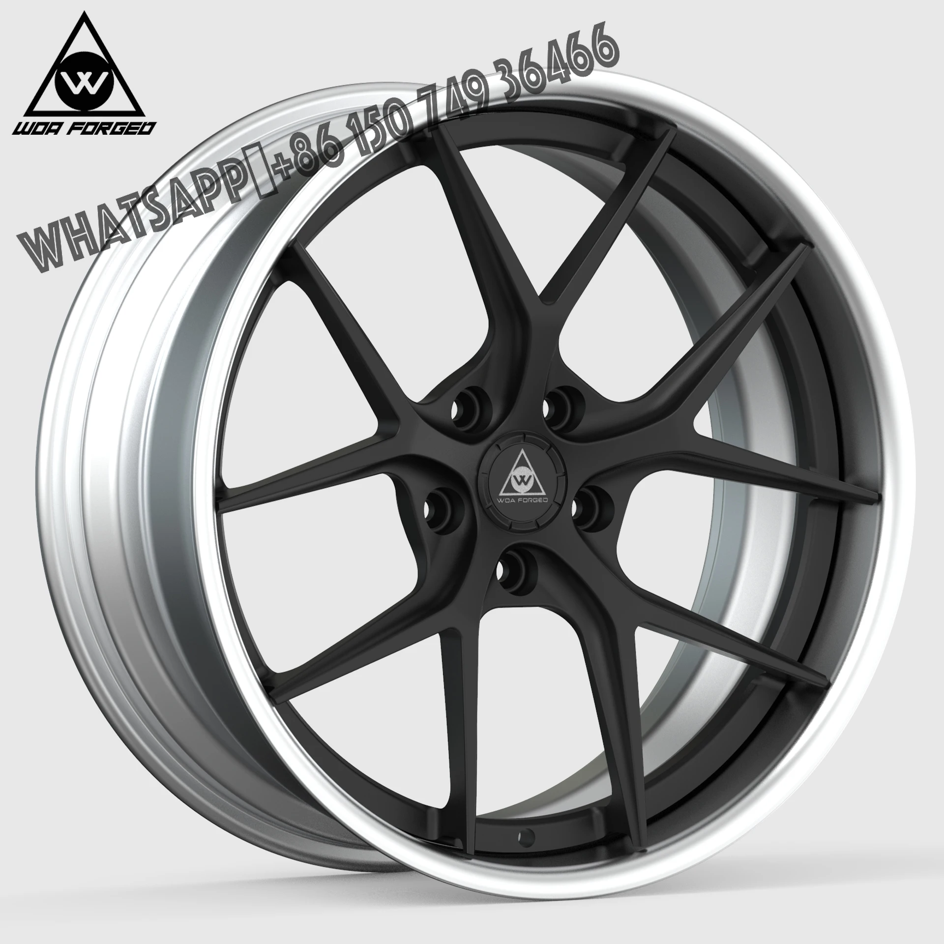 

Custom Forged 2 Piece Luxury Aluminum Alloy Wheel Rim 6061-T6 5x112/114.3/120 18 19 20 21 22 Inch for Passenger Car Rim