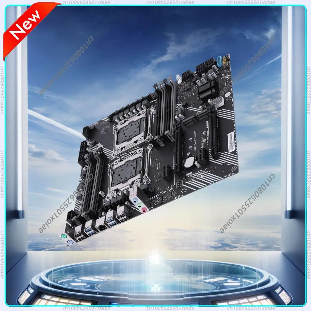 

Материнская плата X99 Dual с 8 слотами DDR4, интерфейсами USB 3.0, USB 2.0, M.2 NVME, SATA 3.0 для настольных ПК
