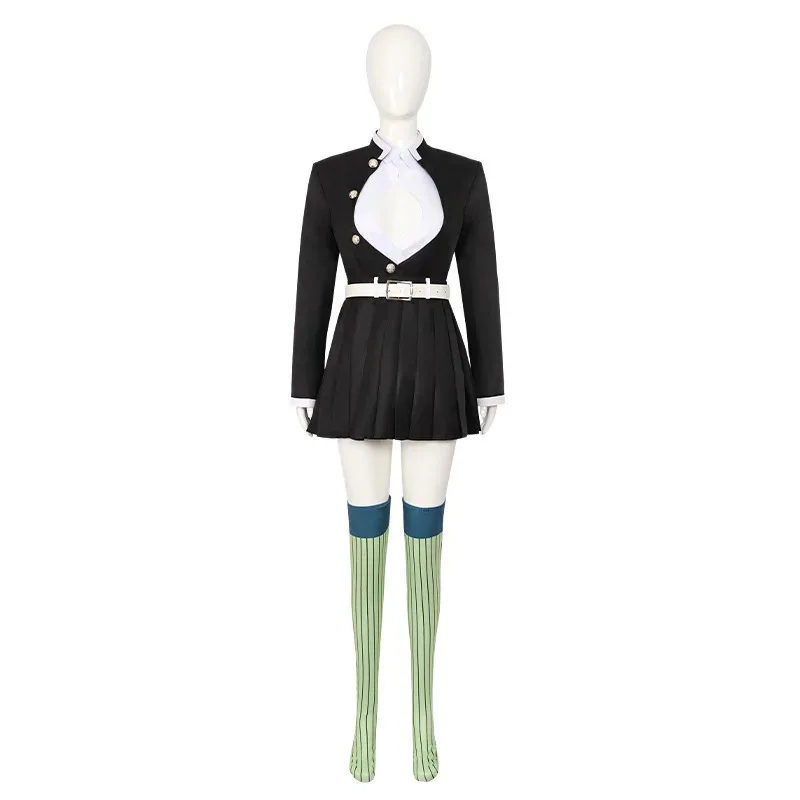 

2025 New Kanroji Mitsuri Demon Slayers Cosplay Costume for Women, Kimono from Kimetsu No Yaiba, Sexy Clothing for Adults ★ ★ ★ h