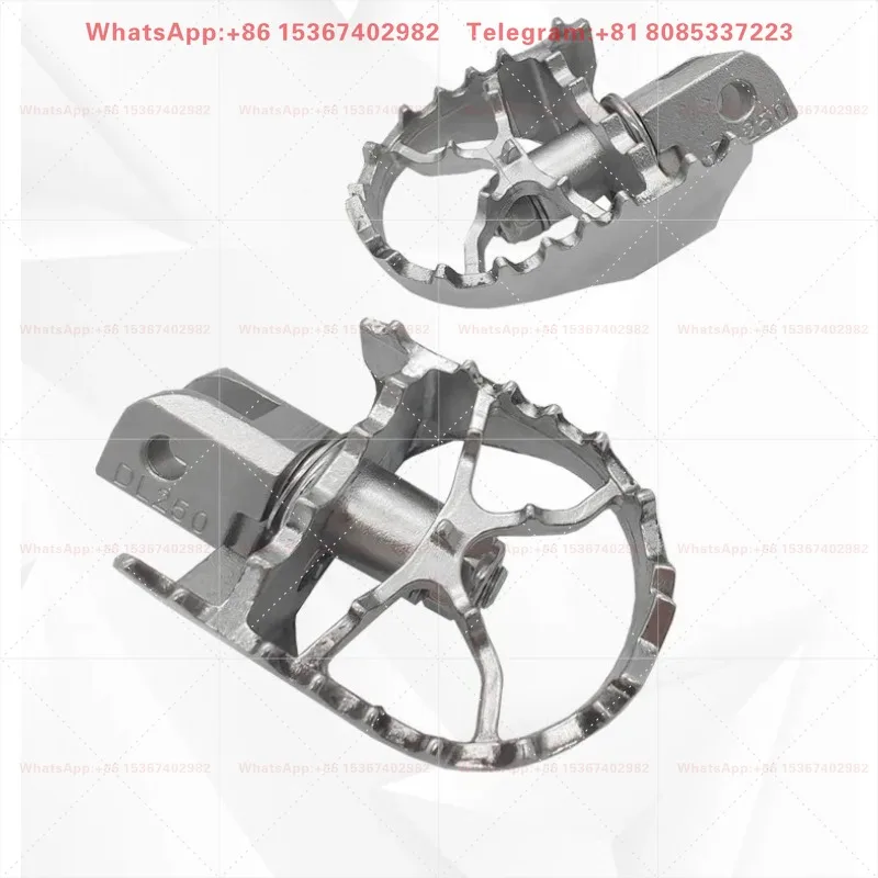 DL250 GW250 Stainless Steel Rotating Foot Pegs Motorcycle Modified Footrest Replacement Accessories