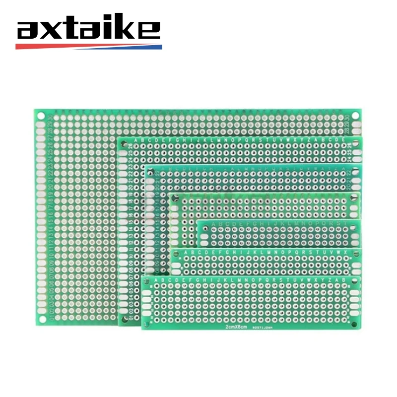 2PCS 2.54mm 2*8 3*7 4*6 5*7 7*9 9*15 CM Single Face PCB Prototype Diy Universal Printed Circuit PCB Board Protoboard For Arduino