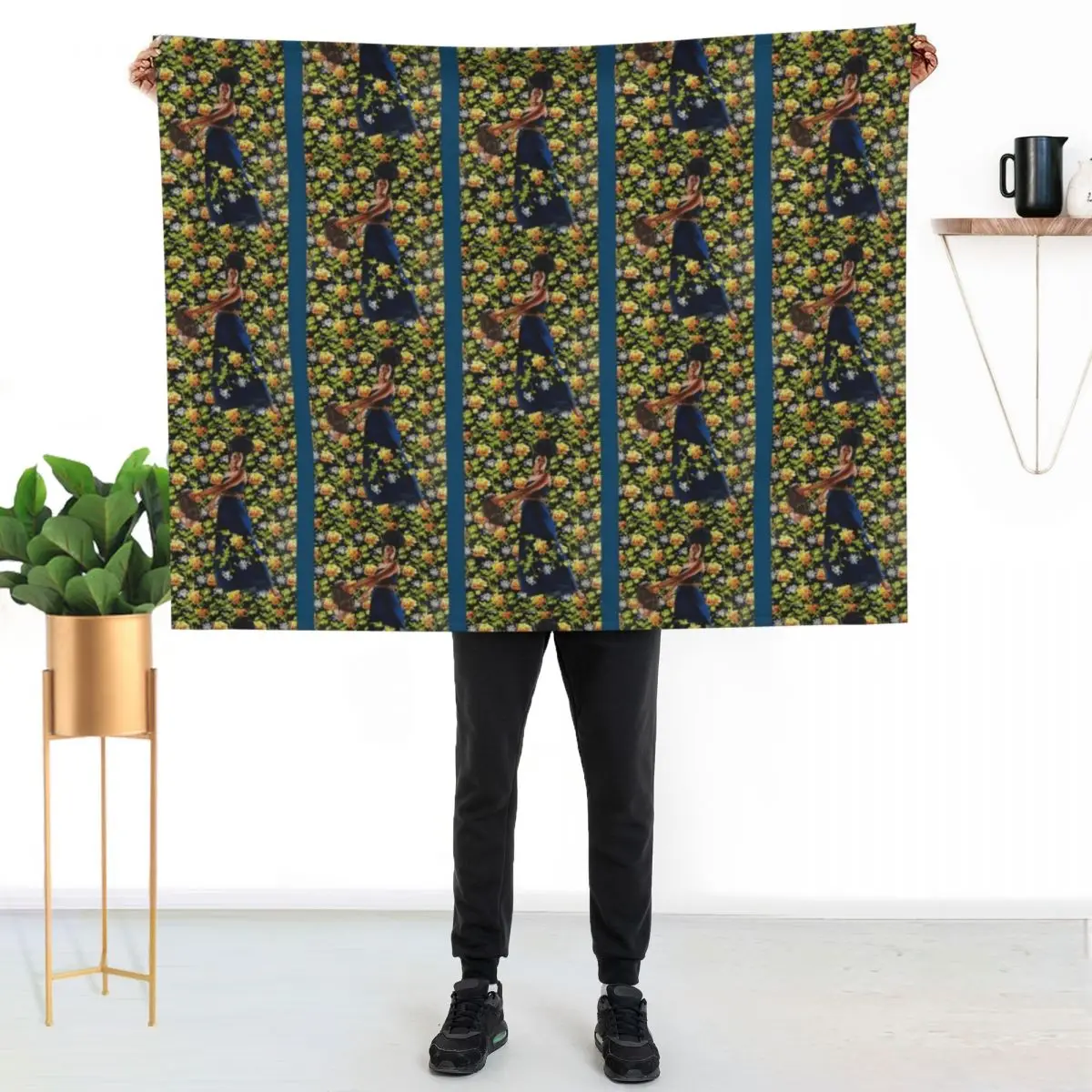

Kehinde Wiley Throw Blanket Foldable Soft Warm Blanket for Outdoor Use