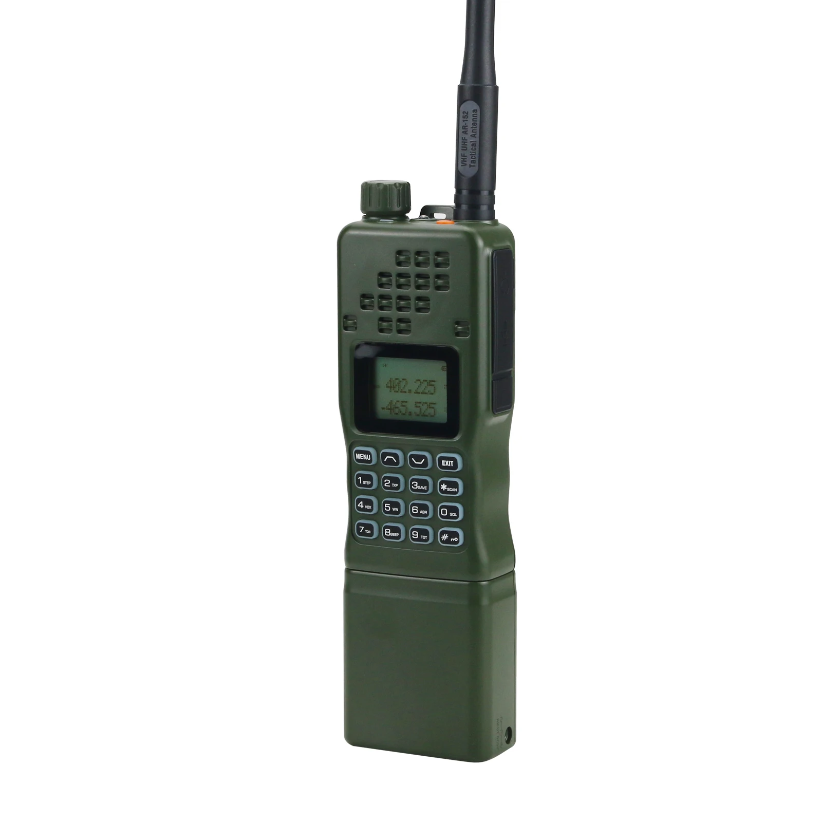 HamGeek-walkie-talkie de doble banda, transceptor de mano con linterna, 15W, FM, VHF, UHF