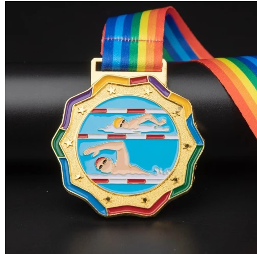 

Swimming Medal Participation Medals Prize Metal Winner for Adults Zinc Alloy Sports Awards Kids Child