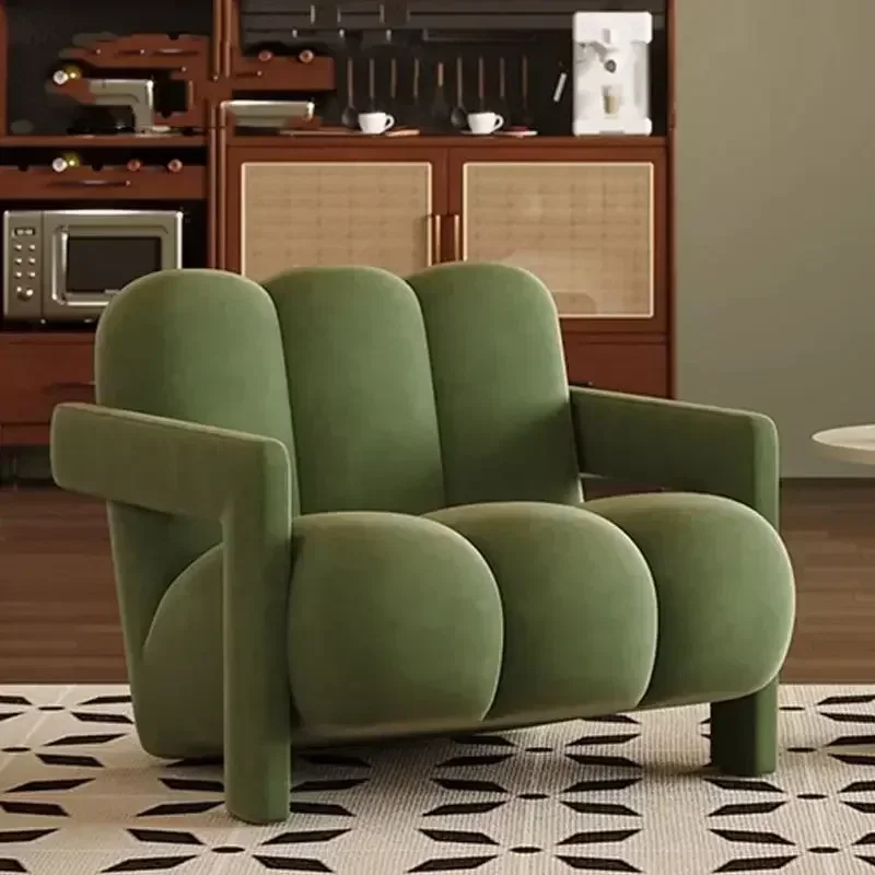 

Роскошный модный диван-кресло для гостиной, диван-кресло для спальни, кресло для отдыха на балконе в японском кремовом стиле, мебель