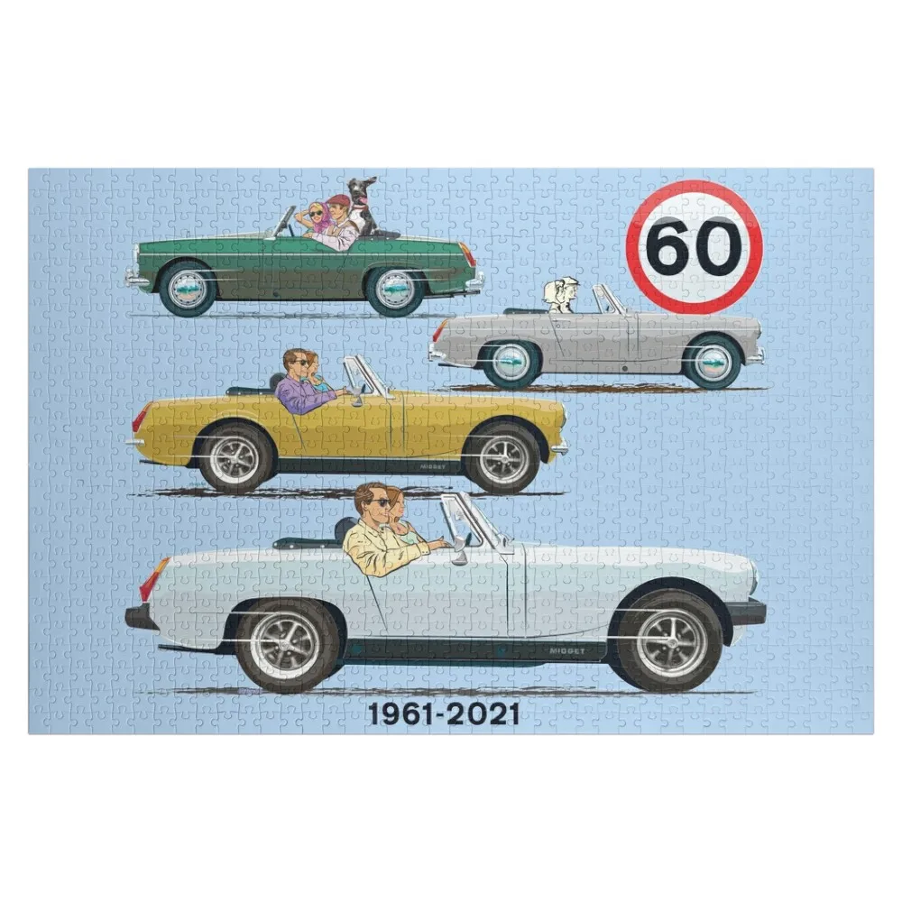 

The Midget in its 60th year (1961-2021) Jigsaw Puzzle Customs With Photo Wooden Boxes Puzzle