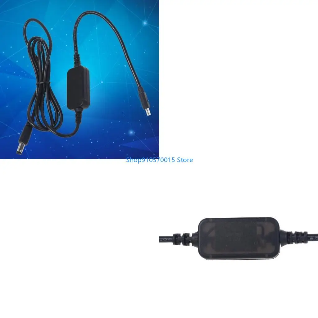 

B95C LED Light CCTV Camera 5.5x2.1mm Plug Accessories Type-C Male to 5.5x2.1mm 12V