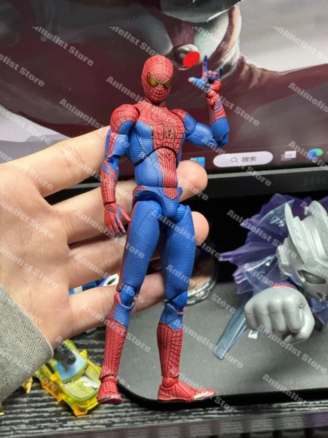 In Stock Ct Toys Mafex 001 Spidermanpeter Parker Andrew Garfield The Amazing Spider-Man Shf Anime Action Figure Toys Customized